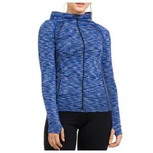IAB MFG Contour Track Jacket in Heathered Blue